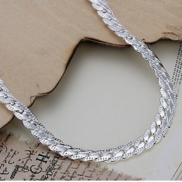 925 Silver 5MM snake chain Bracelet jewelry women - Picture 2 of 6